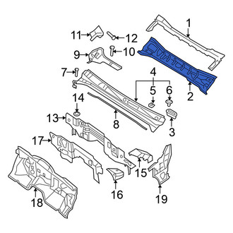 Nissan OE - Upper Firewall