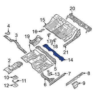 Nissan OE - Rear Floor Pan Crossmember