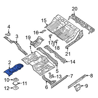 Nissan OE - Floor Pan Reinforcement
