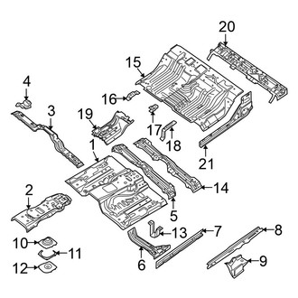 Nissan OE - Cab - Floor (King Cab), (King Cab)