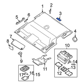 Nissan OE - Headliner Cap