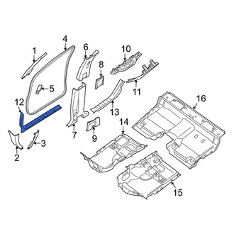 Nissan OE - Front Left Door Sill Plate