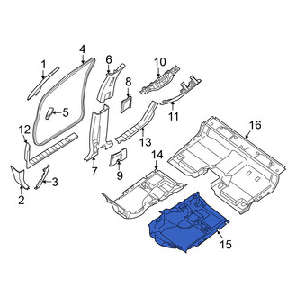 Nissan OE - Front Left Floor Carpet