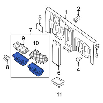 Nissan OE - Left Floor Storage Compartment