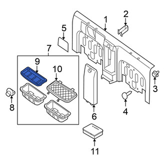 Nissan OE - Floor Storage Compartment Lid