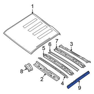 Nissan OE - Right Roof Side Rail