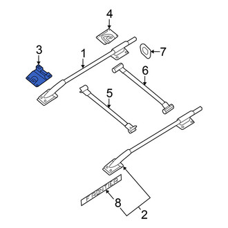 Nissan OE - Front Left Roof Luggage Carrier Side Rail Bracket
