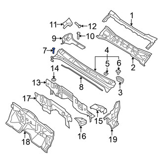 Nissan OE - Washer Fluid Reservoir Clip