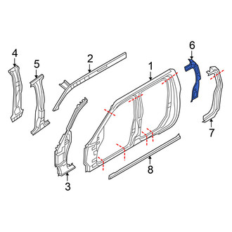 Nissan OE - Left Inner Body C-Pillar