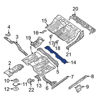 Nissan OE - Rear Floor Pan Crossmember