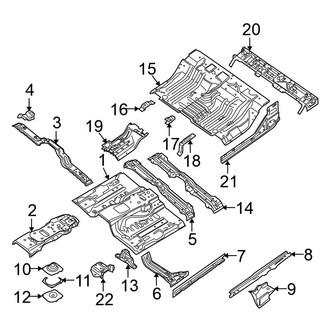 Nissan OE - Cab - Floor (W/O Sunroof), (Crew Cab)