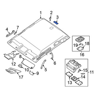 Nissan OE - Headliner Cap
