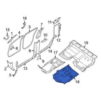 Nissan OE - Front Left Floor Carpet