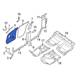 Nissan OE - Front Left Door Opening Trim