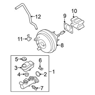 Nissan OE - Cab - Components on Dash Panel (With Sunroof), (Crew Cab)