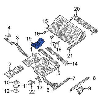Nissan OE - Floor Pan Reinforcement