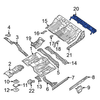 Nissan OE - Front Floor Pan Crossmember