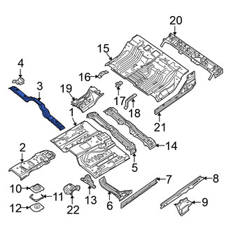 Nissan OE - Front Floor Pan Crossmember