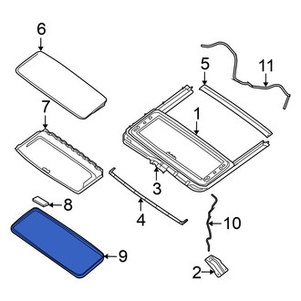 Nissan OE - Sunroof Opening Trim
