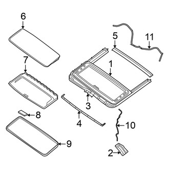 Nissan OE - Cab - Sunroof (With Sunroof), (PRO-4X / S / SL / SV Crew Cab)
