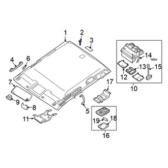 Nissan OE - Headliner Clip