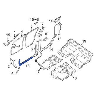 Nissan OE - Front Right Door Sill Plate