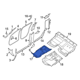 Nissan OE - Front Right Floor Carpet