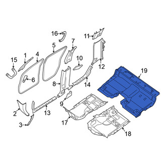 Nissan OE - Rear Floor Carpet