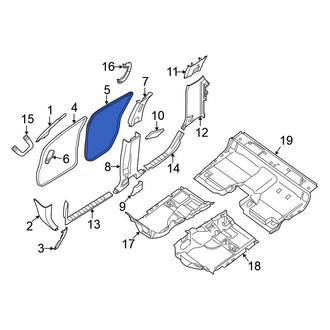 Nissan OE - Rear Left Door Opening Trim