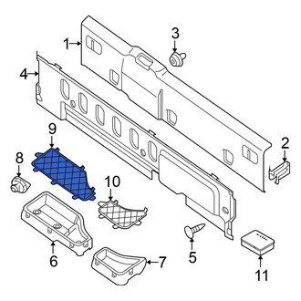 Nissan OE - Right Floor Storage Compartment Lid