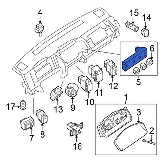 Nissan OE - HVAC Temperature Control Panel