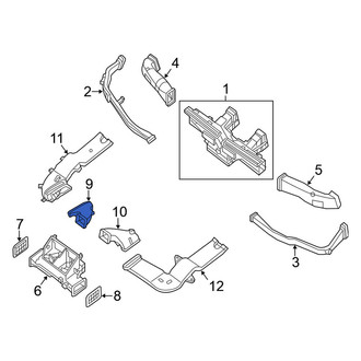 Nissan OE - Right Lower Instrument Panel Air Duct