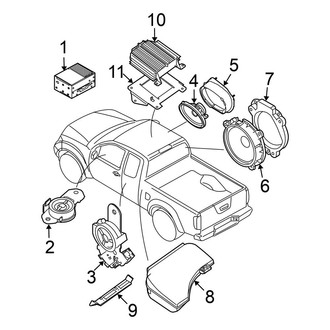 Nissan OE - Instrument Panel - Sound System