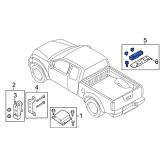 Nissan OE - Rear Air Bag Impact Sensor
