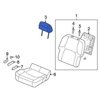 Nissan OE - Front Right Headrest