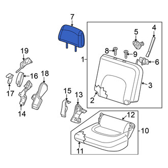 Nissan OE - Rear Left Headrest