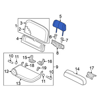 Nissan OE - Rear Headrest