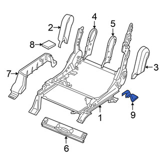 Nissan OE - Front Right Seat Track Cover
