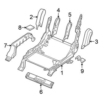 Nissan OE - Seats & Tracks - Tracks & Components (Passenger Side, W/O Power)