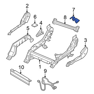 Nissan OE - Front Right Seat Track Cover