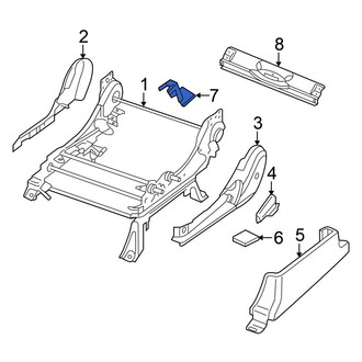 Nissan OE - Front Left Seat Track Cover