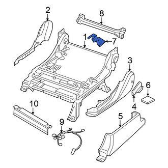 Nissan OE - Front Left Seat Track Cover