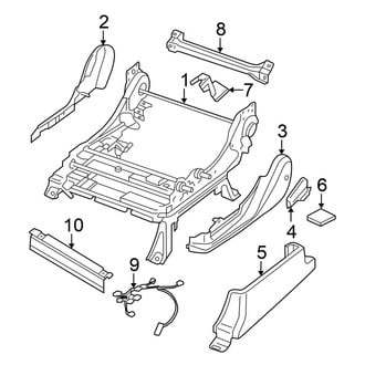 Nissan OE - Seats & Tracks - Tracks & Components (Driver Side, With Power)