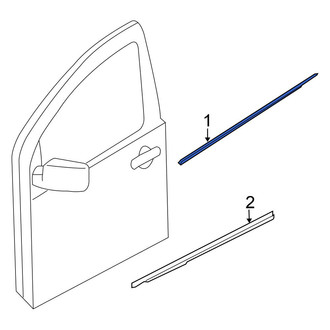 Nissan OE - Front Right Door Belt Molding