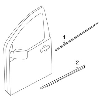 Nissan OE - Front Door - Exterior Trim