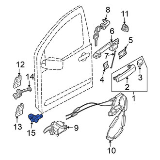 Nissan OE - Front Door Jamb Switch