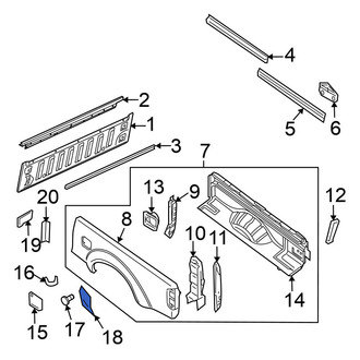 Nissan OE - Rear Right Side Body Trim Protector