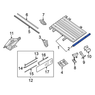 Nissan OE - Rear Truck Bed Floor Sill