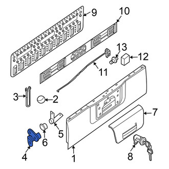 Nissan OE - Rear Right Outer Tailgate Hinge