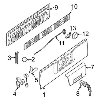 Nissan OE - Pick Up Box - Tail Gate (6' Box)